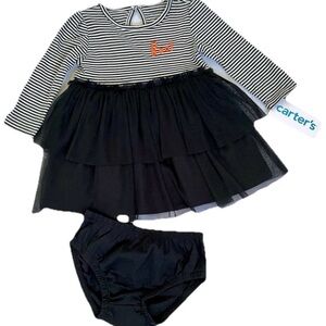 Carter's 2pc Halloween Tutu Jersey Dress       BOO!